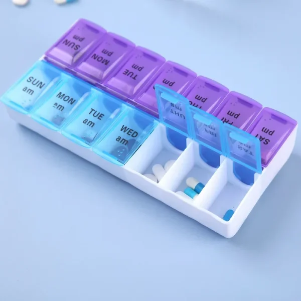 New Weekly Portable Travel Pill Cases Box 7 Days Organizer