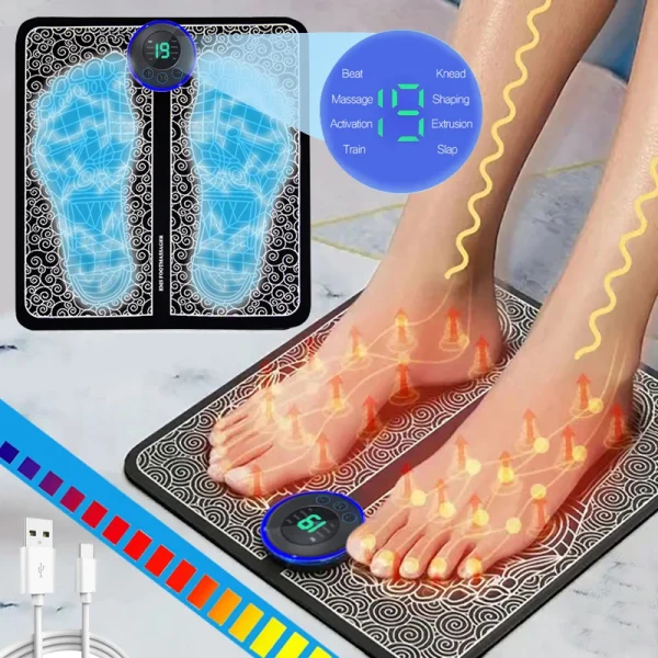 Electric Foot Massager Pad Muscle Massage Relaxation